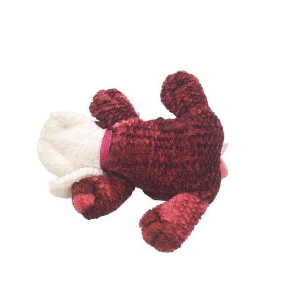 Dan Dee Collector's Choice Pink & Red Hound Dog Plush Stuffed Animal HEARTS VDay - Picture 6 of 7